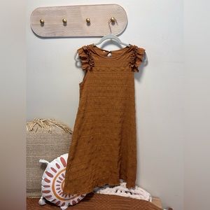 Rust Orange Top Ruffle🧡